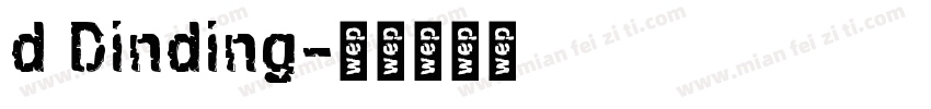 d Dinding字体转换